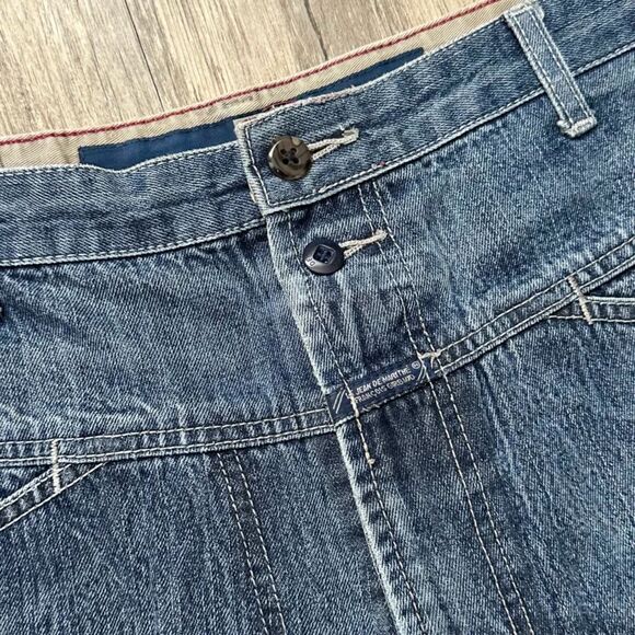 Vintage Y2K MFG Marithe Francois Girbaud Denim Shorts Size 40 Baggy - Picture 4 of 5